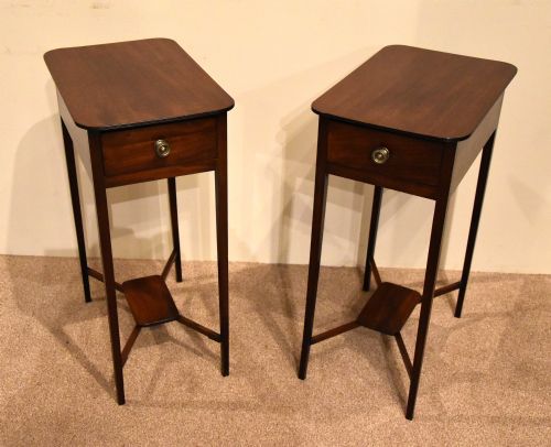 PAIR OF REGENCY MAHOGANY SIDE TABLES - ADDITIONAL PHOTO 4
