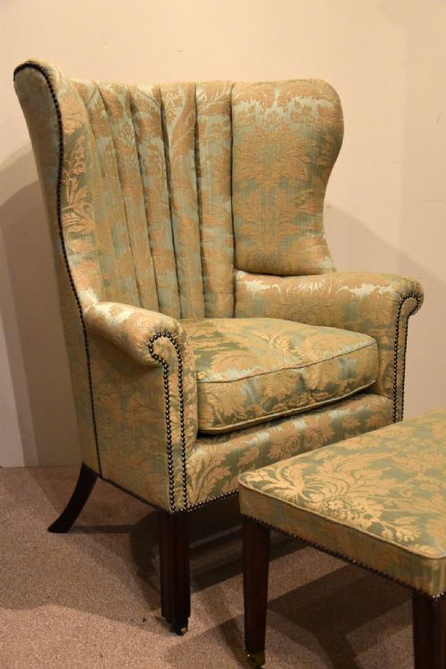 18TH CENTURY BARRELBACK ARMCHAIR STOOL - ADDITIONAL PHOTO 1