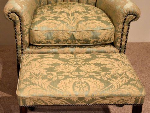 18TH CENTURY BARRELBACK ARMCHAIR STOOL - ADDITIONAL PHOTO 5