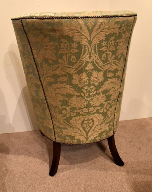 18TH CENTURY BARRELBACK ARMCHAIR STOOL - ADDITIONAL PHOTO 8