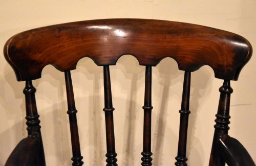 LATE 19TH CENTURY FRUITWOOD COUNTRY ARMCHAIR - ADDITIONAL PHOTO 3
