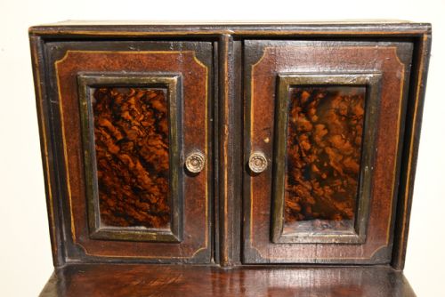 SMALL PAINTED 19TH CENTURY SMOKERS SPICE CABINET - ADDITIONAL PHOTO 7
