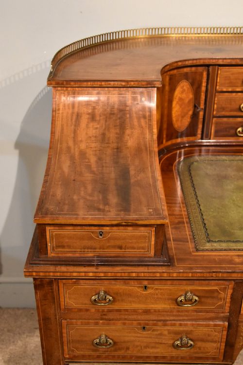 19TH CENTURY MAHOGANY CARLTON HOUSE DESK - ADDITIONAL PHOTO 8