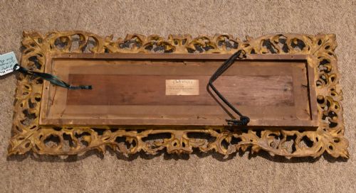 19TH CENTURY FLORENTINE GILTWOOD WALL MIRROR - ADDITIONAL PHOTO 4