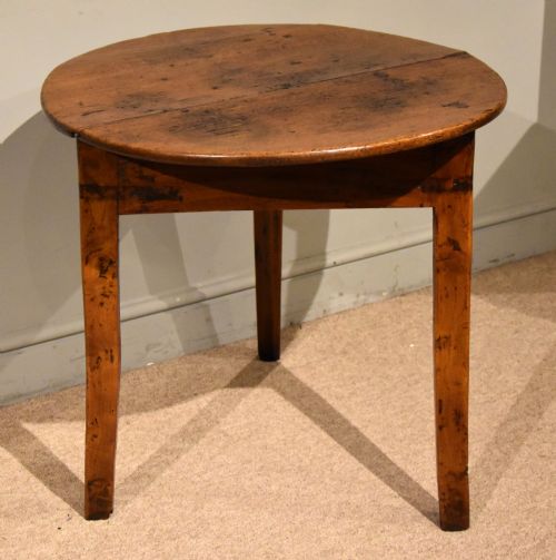 18TH CENTURY ELM AND OAK CRICKET TABLE - ADDITIONAL PHOTO 2