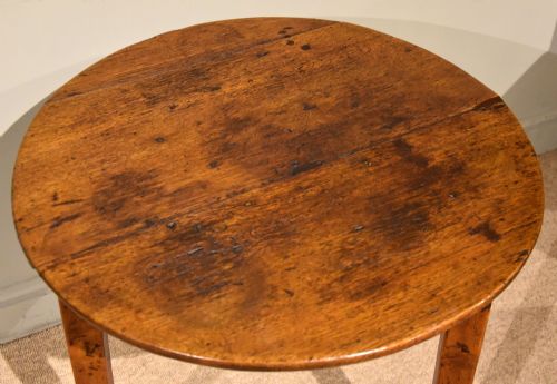 18TH CENTURY ELM AND OAK CRICKET TABLE - ADDITIONAL PHOTO 3