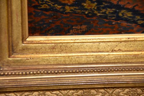 OIL PAINTING BY ANTONIO ERMOLAO PAULETTIT SHARED CONFIDENCES - ADDITIONAL PHOTO 6