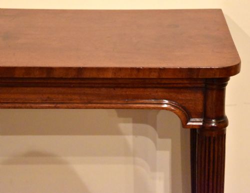 ENGLISH SHERATON PERIOD MAHOGANY CONSOLE TABLE - ADDITIONAL PHOTO 1