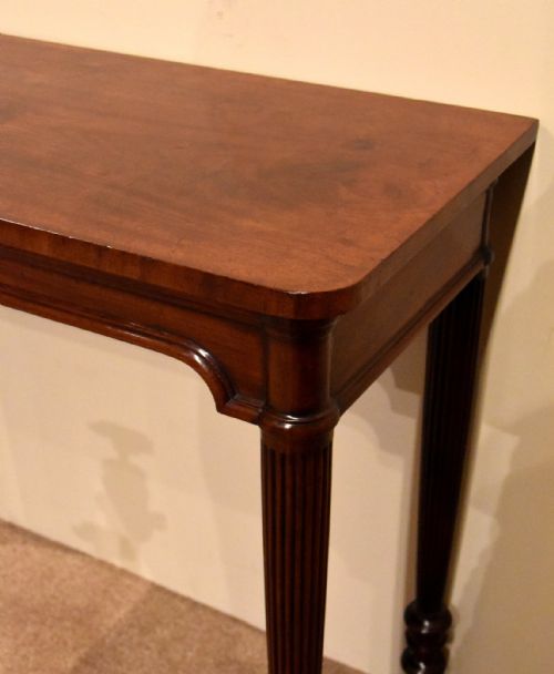 ENGLISH SHERATON PERIOD MAHOGANY CONSOLE TABLE - ADDITIONAL PHOTO 5