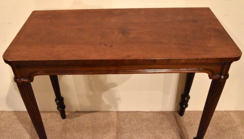 ENGLISH SHERATON PERIOD MAHOGANY CONSOLE TABLE - ADDITIONAL PHOTO 6
