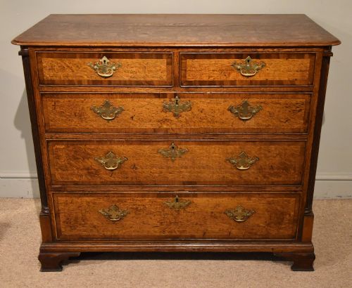 GEORGE III OAK CHEST OF DRAWERS - ADDITIONAL PHOTO 1