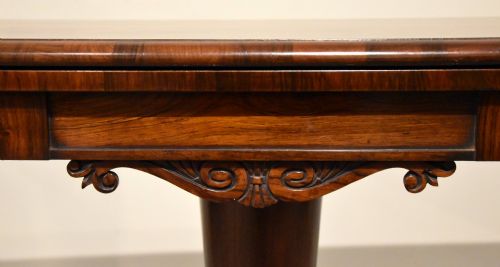 19TH CENTURY ROSEWOOD CARD TABLES - ADDITIONAL PHOTO 6