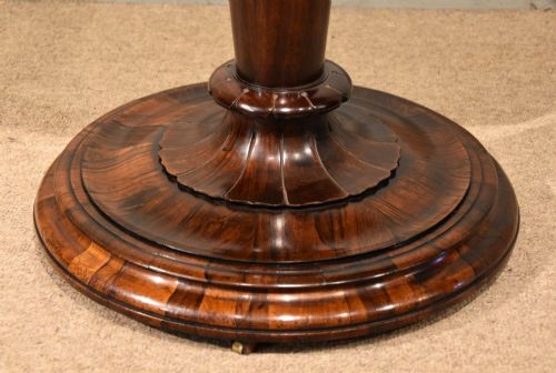19TH CENTURY ROSEWOOD CARD TABLES - ADDITIONAL PHOTO 7