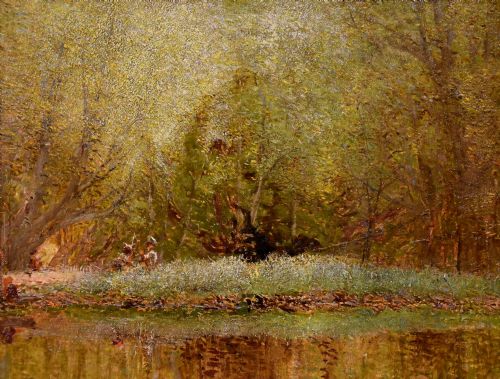 OIL PAINTING PAIR BY ARTHUR LOWE IN THE VALE OF BELVOIR - ADDITIONAL PHOTO 2