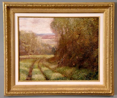 OIL PAINTING PAIR BY ARTHUR LOWE IN THE VALE OF BELVOIR - ADDITIONAL PHOTO 7