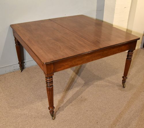 MAHOGANY REGENCY PERIOD EXTENDING DINING TABLE - ADDITIONAL PHOTO 8