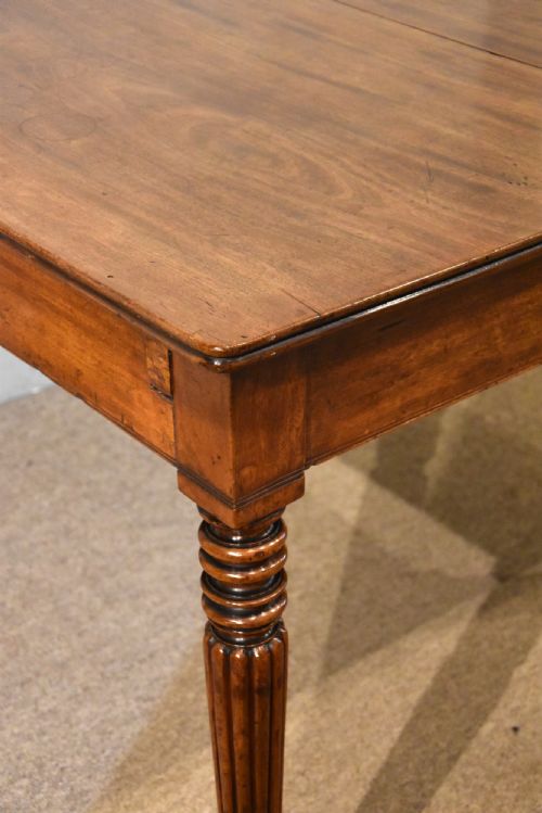 MAHOGANY REGENCY PERIOD EXTENDING DINING TABLE - ADDITIONAL PHOTO 9