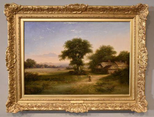 fig 1. Oil Painting Pair by Walter Heath Williams