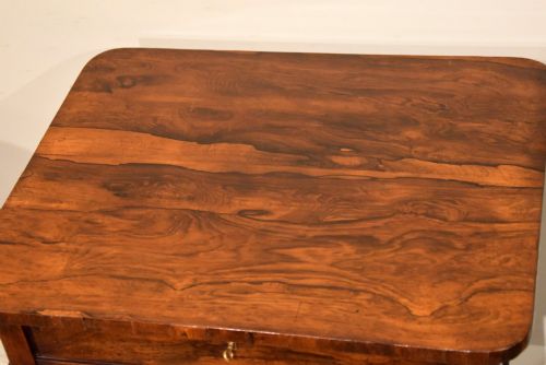 REGENCY ROSEWOOD WORK TABLE - ADDITIONAL PHOTO 4
