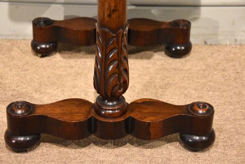 REGENCY ROSEWOOD WORK TABLE - ADDITIONAL PHOTO 6