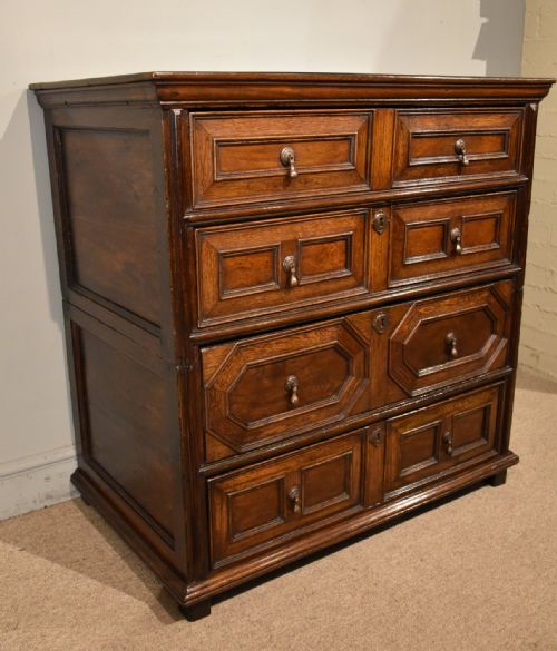 OAK LATE 17TH CENTURY CHEST OF DRAWERS - ADDITIONAL PHOTO 1