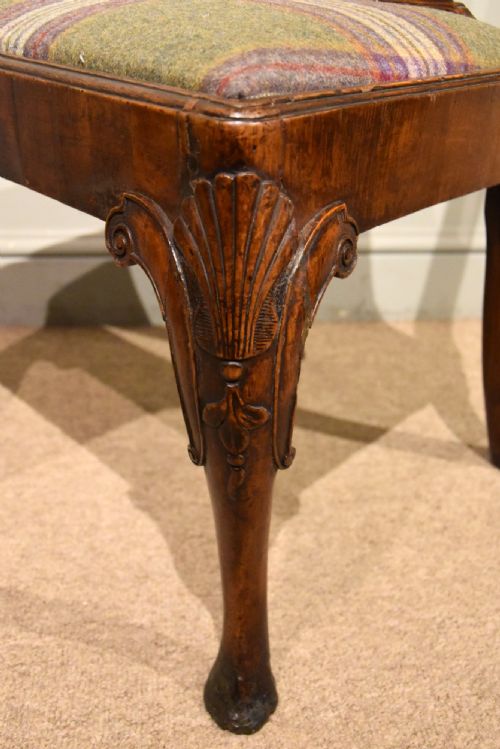 PAIR 18TH CENTURY WALNUT SIDE CHAIRS - ADDITIONAL PHOTO 7