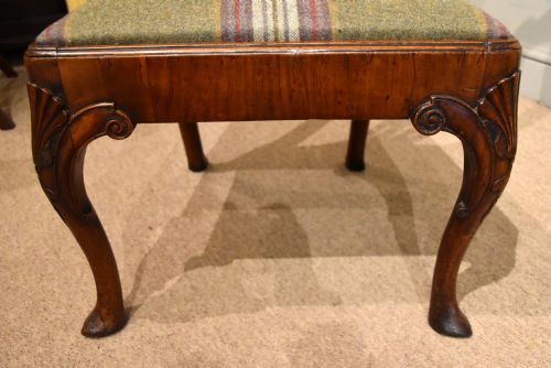 PAIR 18TH CENTURY WALNUT SIDE CHAIRS - ADDITIONAL PHOTO 8