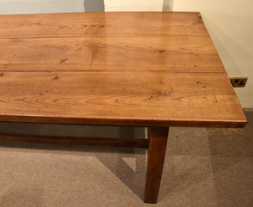 19TH CENTURY ELM FRENCH FARMHOUSE TABLE - ADDITIONAL PHOTO 4