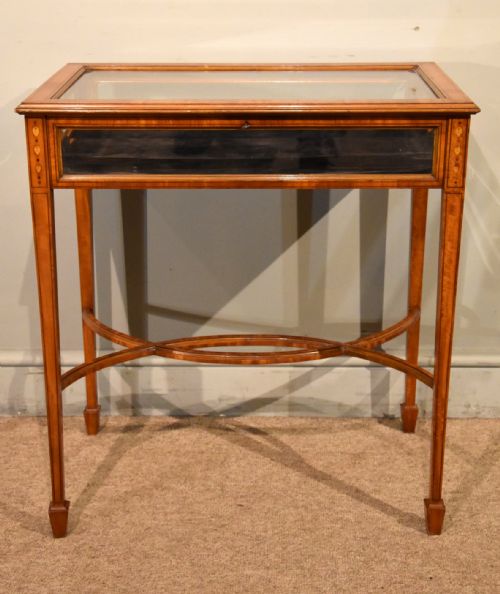 19TH CENTURY SATINWOOD INLAID BIJOUTERIE - ADDITIONAL PHOTO 1