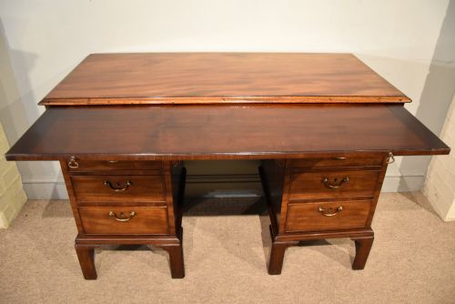 RARE GEORGE III MAHOGANY DESK BRUSHING SLIDE - ADDITIONAL PHOTO 4