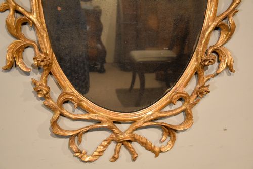 fig 1. George III Period 18th Century Chippendale Mirror