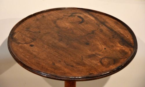 19TH CENTURY MAHOGANY LAMP WINE TABLE - ADDITIONAL PHOTO 3