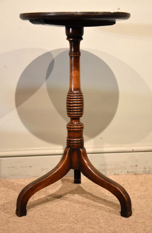 19TH CENTURY MAHOGANY LAMP WINE TABLE - ADDITIONAL PHOTO 6