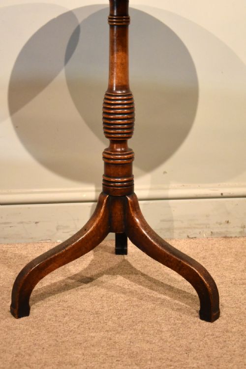 19TH CENTURY MAHOGANY LAMP WINE TABLE - ADDITIONAL PHOTO 7