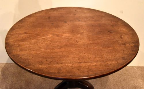 GEORGE III MAHOGANY TILT TOP TRIPOD SUPPER TABLE - ADDITIONAL PHOTO 2