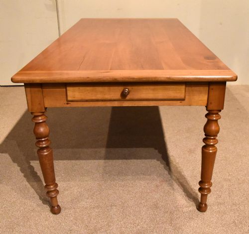 19TH CENTURY FRENCH CHERRY WOOD FARMHOUSE TABLE - ADDITIONAL PHOTO 3