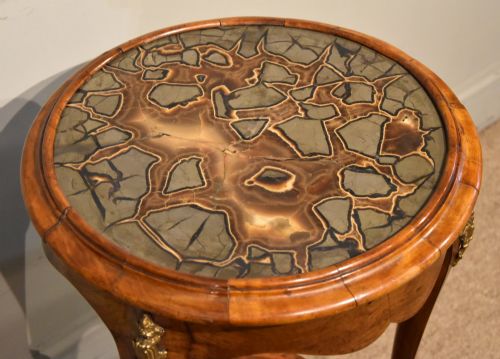 19TH CENTURY FRENCH WALNUT OCCASIONAL SPECIMEN TABLE - ADDITIONAL PHOTO 6