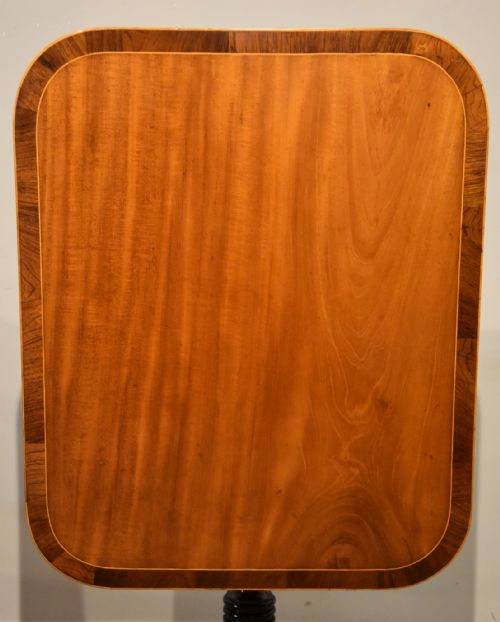 REGENCY MAHOGANY TILTTOP LAMP OCCASIONAL TABLE - ADDITIONAL PHOTO 2