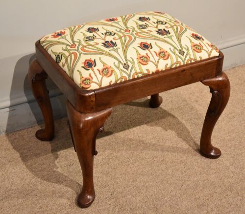 GEORGE II WALNUT MUSIC STOOL - ADDITIONAL PHOTO 1
