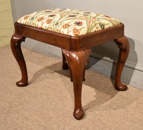 GEORGE II WALNUT MUSIC STOOL - ADDITIONAL PHOTO 3