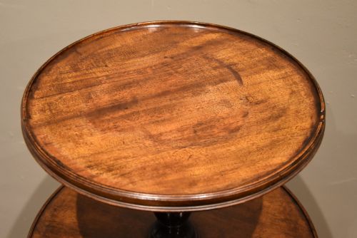GEORGE III MAHOGANY TRIPOD DUMBWAITER - ADDITIONAL PHOTO 5
