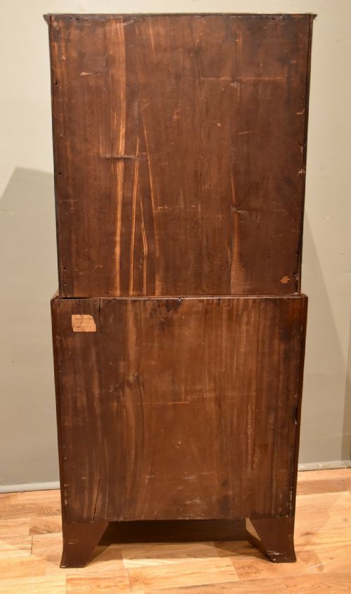 RARE GEORGE III MAHOGANY DWARF CABINET - ADDITIONAL PHOTO 5