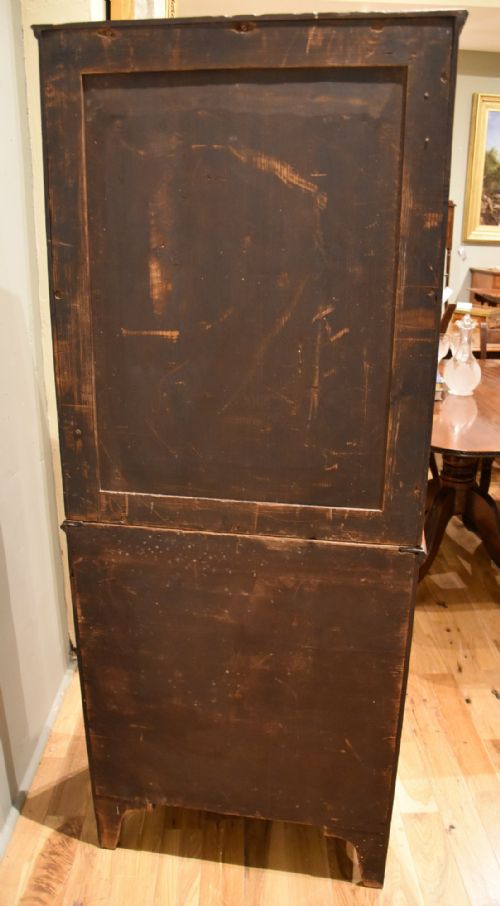 GEORGE III SHERATON PERIOD MAHOGANY COLLECTOR'S CABINET - ADDITIONAL PHOTO 9