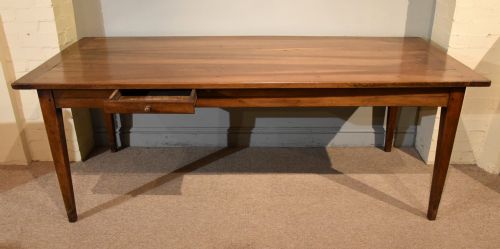 EARLY 19TH CENTURY FRENCH WALNUT FARMHOUSE TABLE - ADDITIONAL PHOTO 1