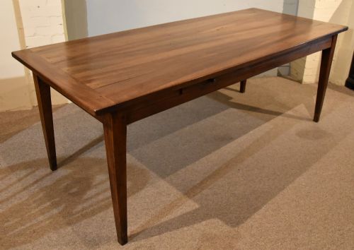 EARLY 19TH CENTURY FRENCH WALNUT FARMHOUSE TABLE - ADDITIONAL PHOTO 4