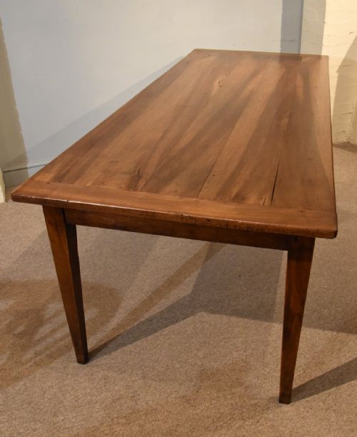 EARLY 19TH CENTURY FRENCH WALNUT FARMHOUSE TABLE - ADDITIONAL PHOTO 7
