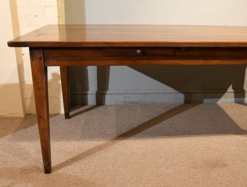 EARLY 19TH CENTURY FRENCH WALNUT FARMHOUSE TABLE - ADDITIONAL PHOTO 8