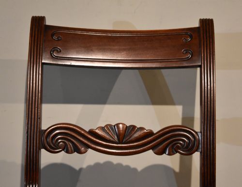 LATE REGENCY MAHOGANY ROCKING CHAIR - ADDITIONAL PHOTO 3