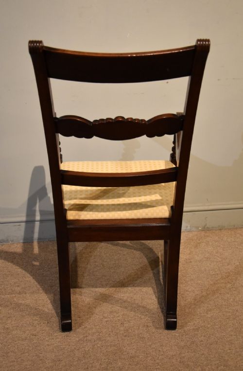 LATE REGENCY MAHOGANY ROCKING CHAIR - ADDITIONAL PHOTO 6