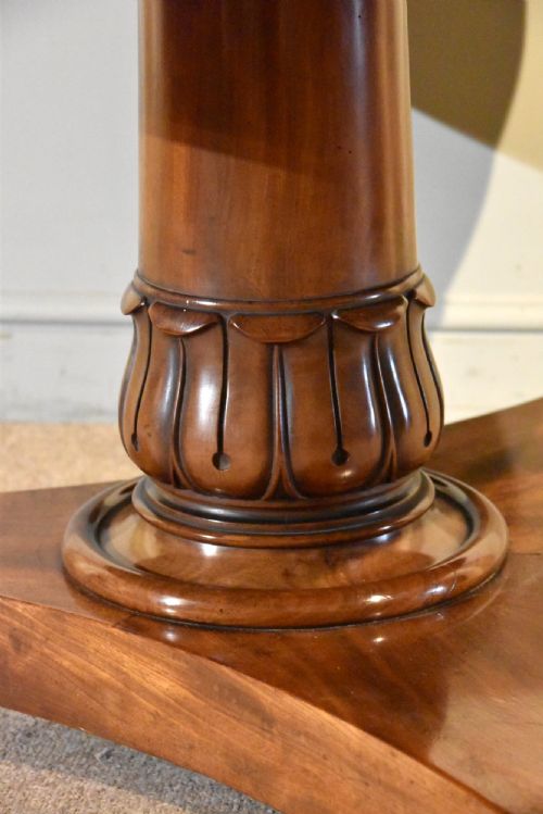 LARGE WILLIAM IV MAHOGANY CIRCULAR BREAKFAST TABLE - ADDITIONAL PHOTO 7